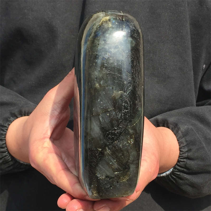 1.69kg Natural Labradorite Quartz Crystal Spectrolite Mineral Reiki healing