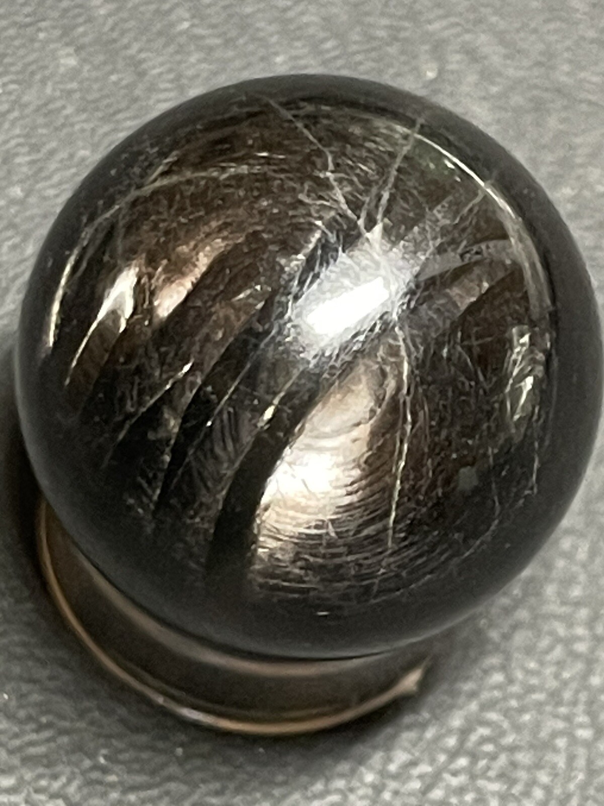 Hypersthene Mini Sphere Ball Orb Marble 19.7mm 13g