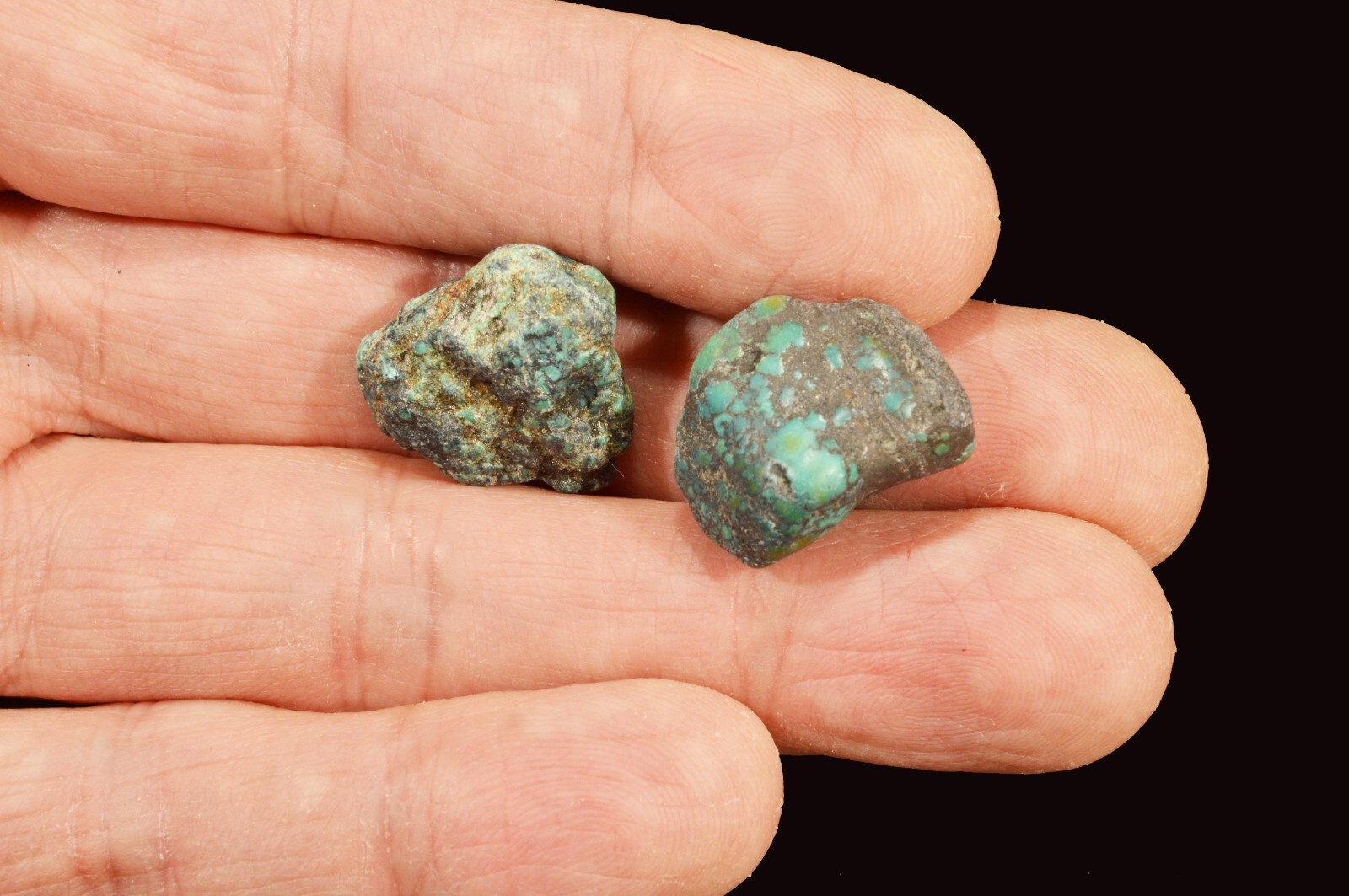 TURQUOISE 3/4″ 12 Gm Lot 60 Ct Raw Rock Mineral Specimen Throat Chakra Crystal