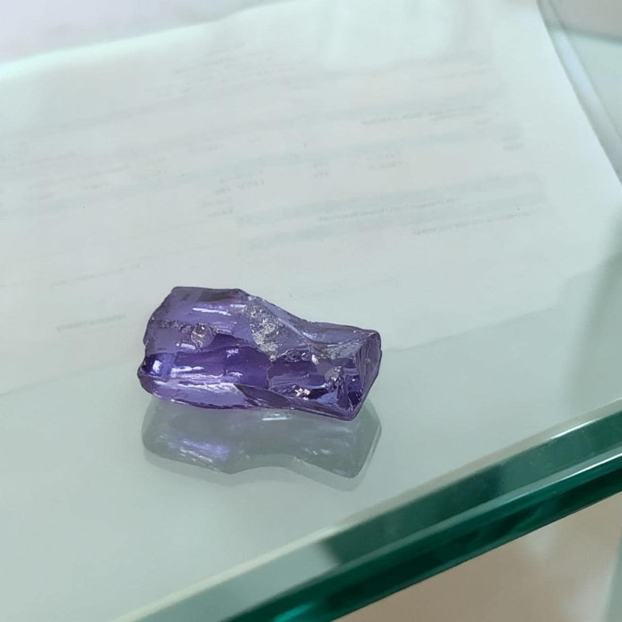 Natural Uncut Purple Zircon Stone 400–450 Carat | Energy Clarity Healing Crystal