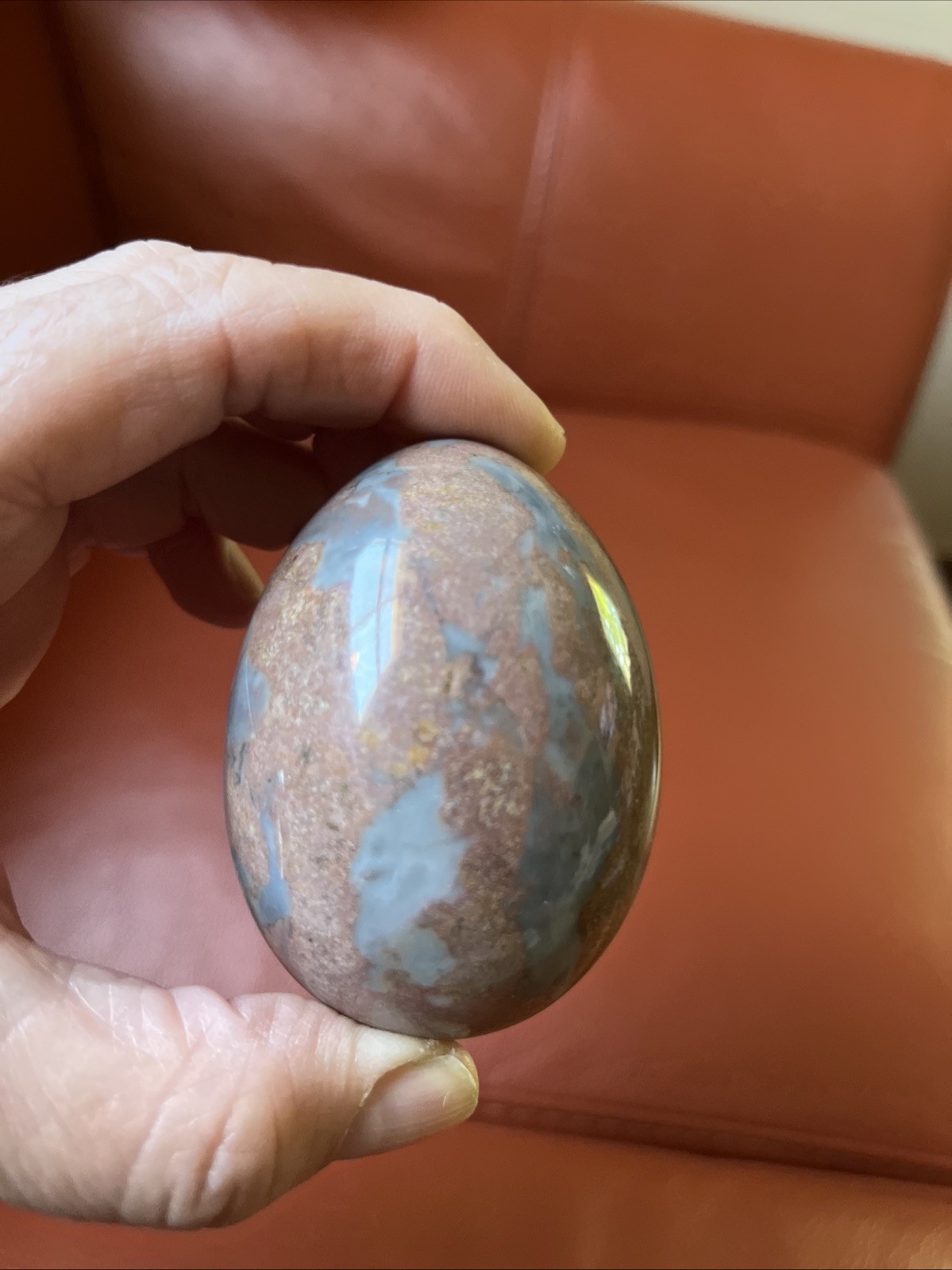 Jasper Solid Mineral Egg Shaped Metaphysical Healing