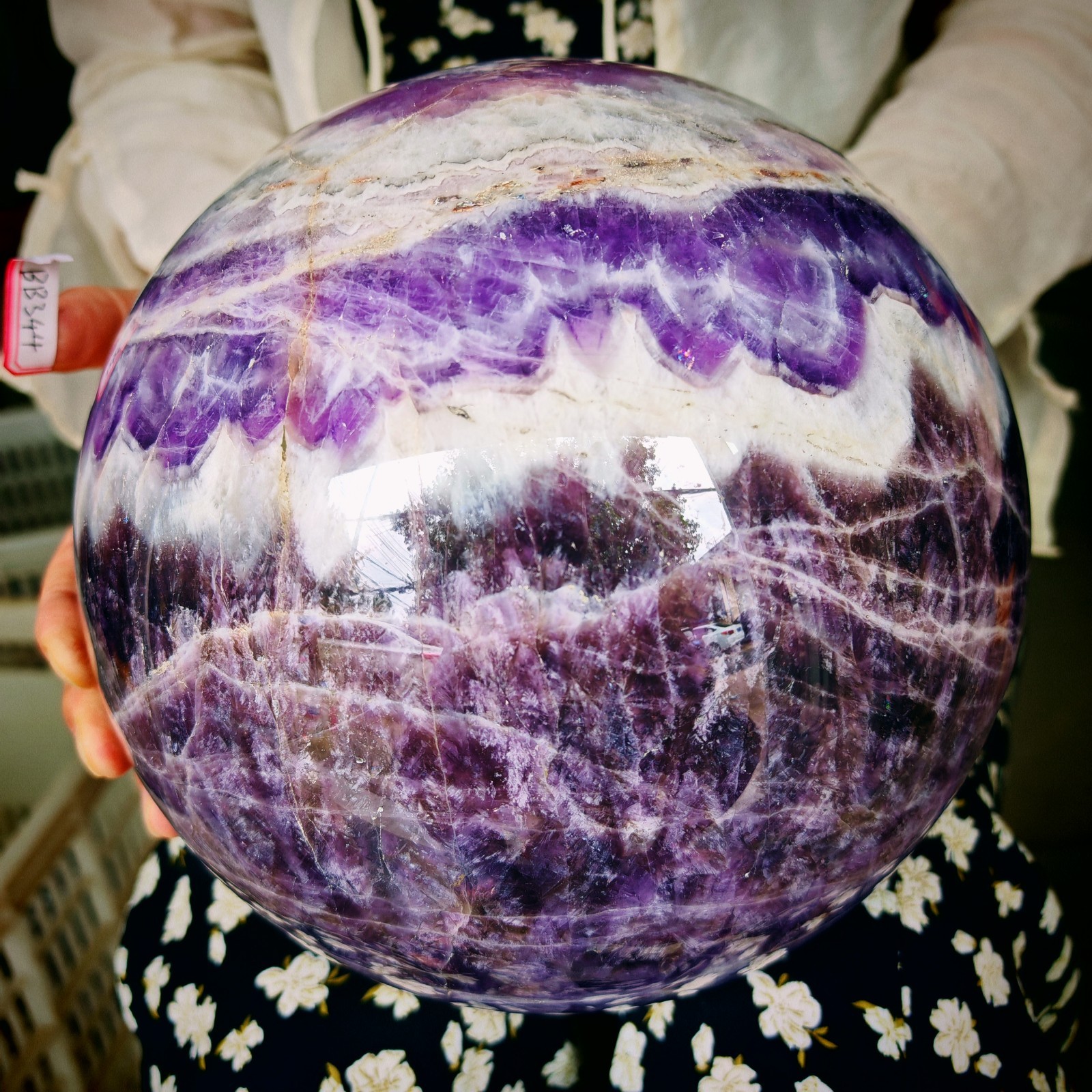 26.4LB Natural Crystal Dreamy Purple Crystal Ball lucky