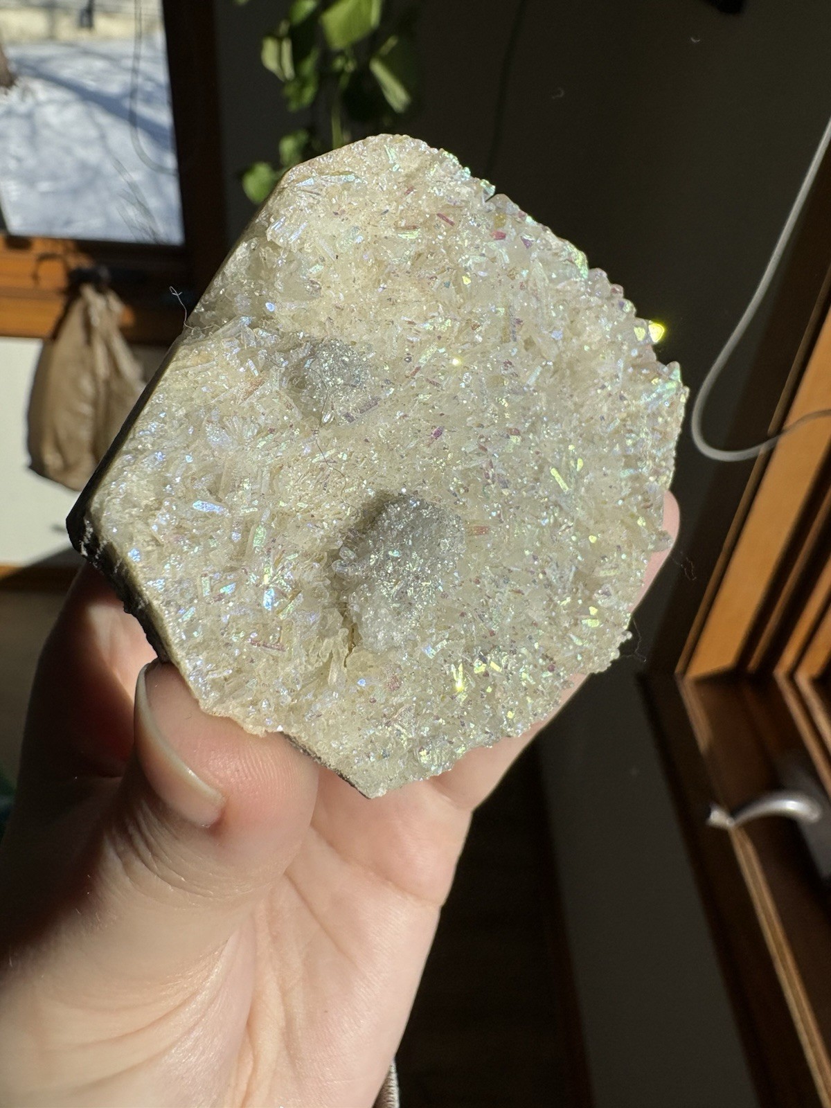 Angel Aura Quartz Cluster