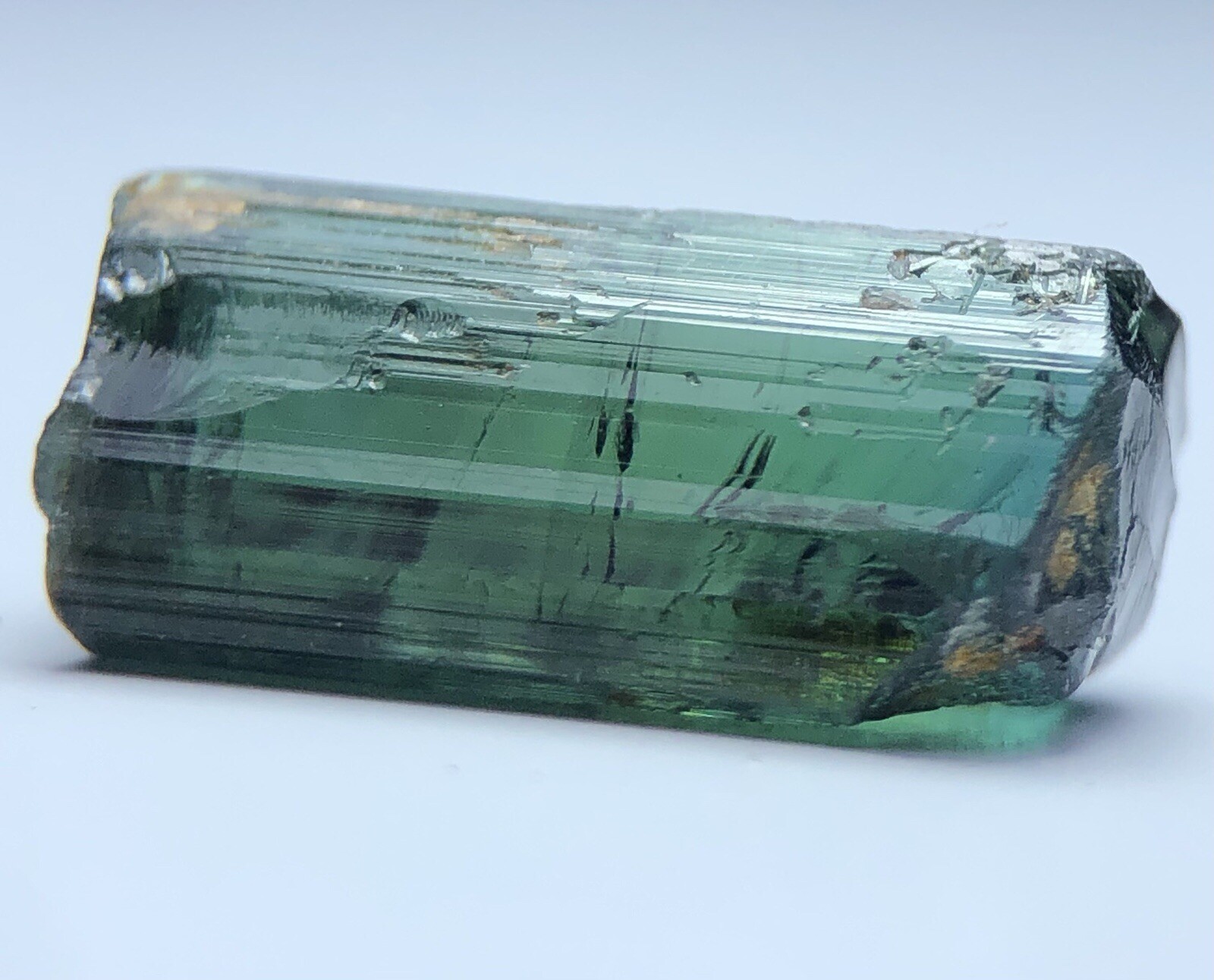 Facet Rough Bluish Greenish Touch Tourmaline From Afghanistan /4.05 Ct/Included