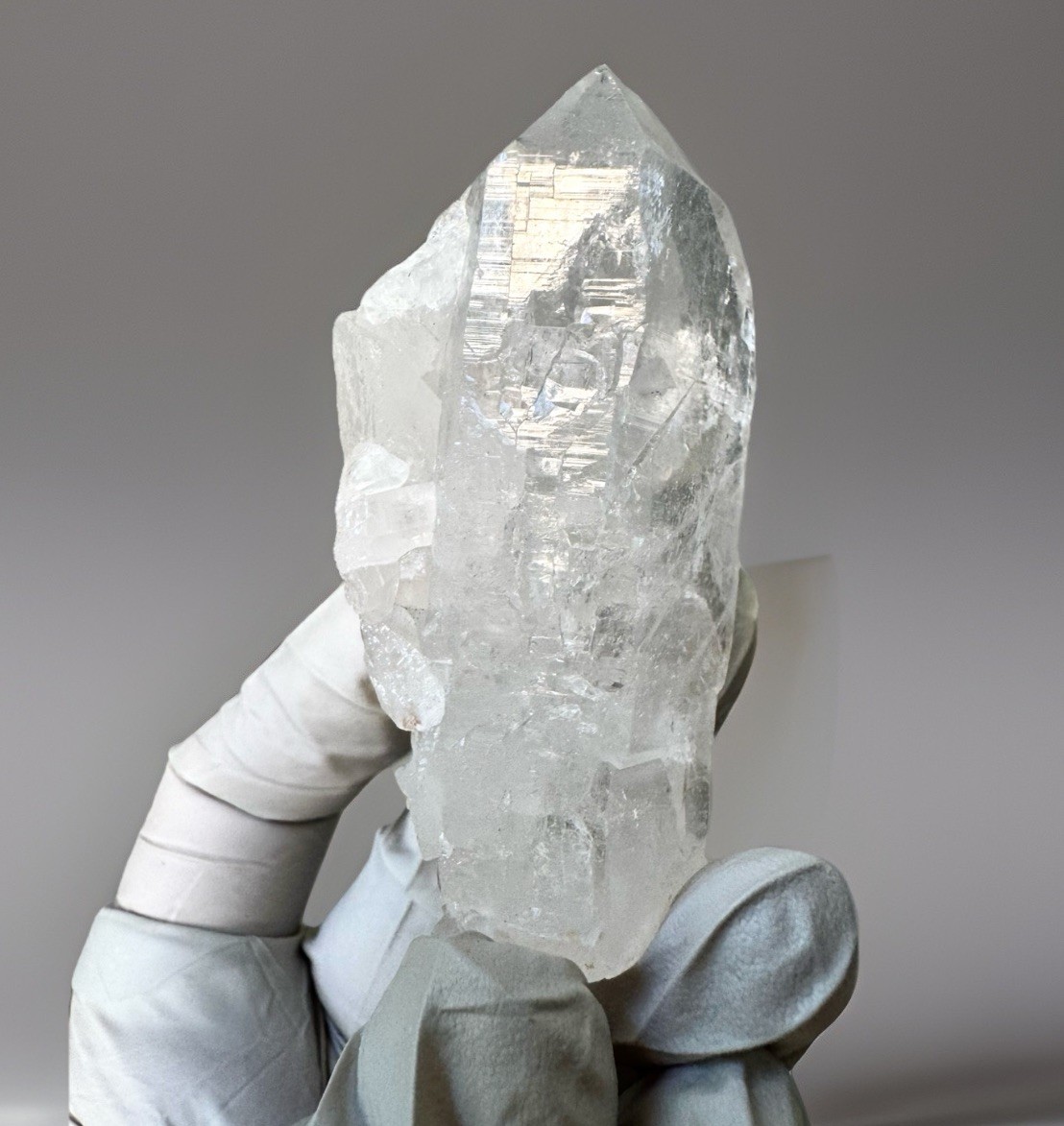 “Frosted Silver Nest” Hashupi Himalayan Quartz Druzy Recrystallized Crystal