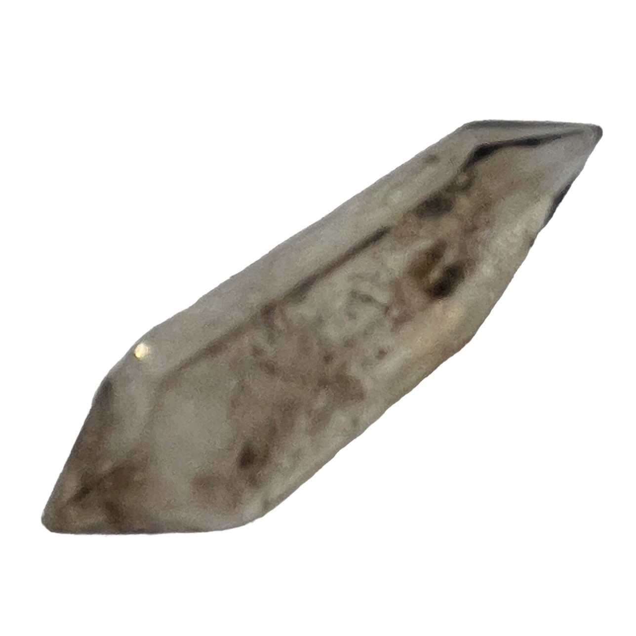 Quartz Shaman Double Terminated 21cts Crystal Point | 31x9mm | Clear, Included |