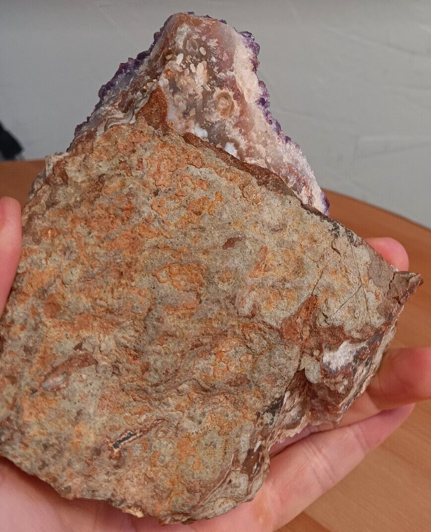 Natural Amethyst Cluster 615g Deep Purple Quartz Crystal Mineral Display Specime