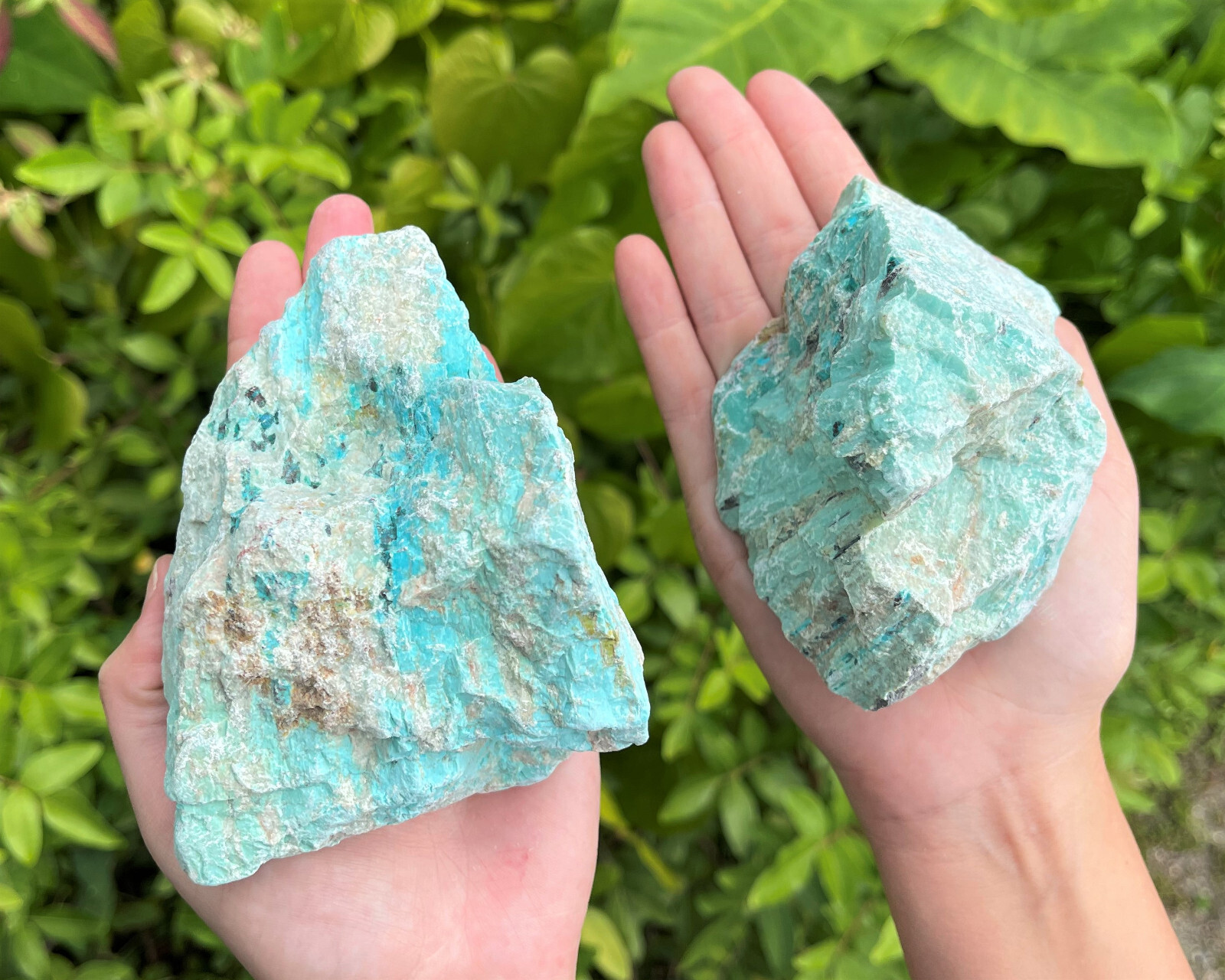JUMBO Rough Natural Turquoise Crystals – Choose Size (Raw Turquoise Stones)