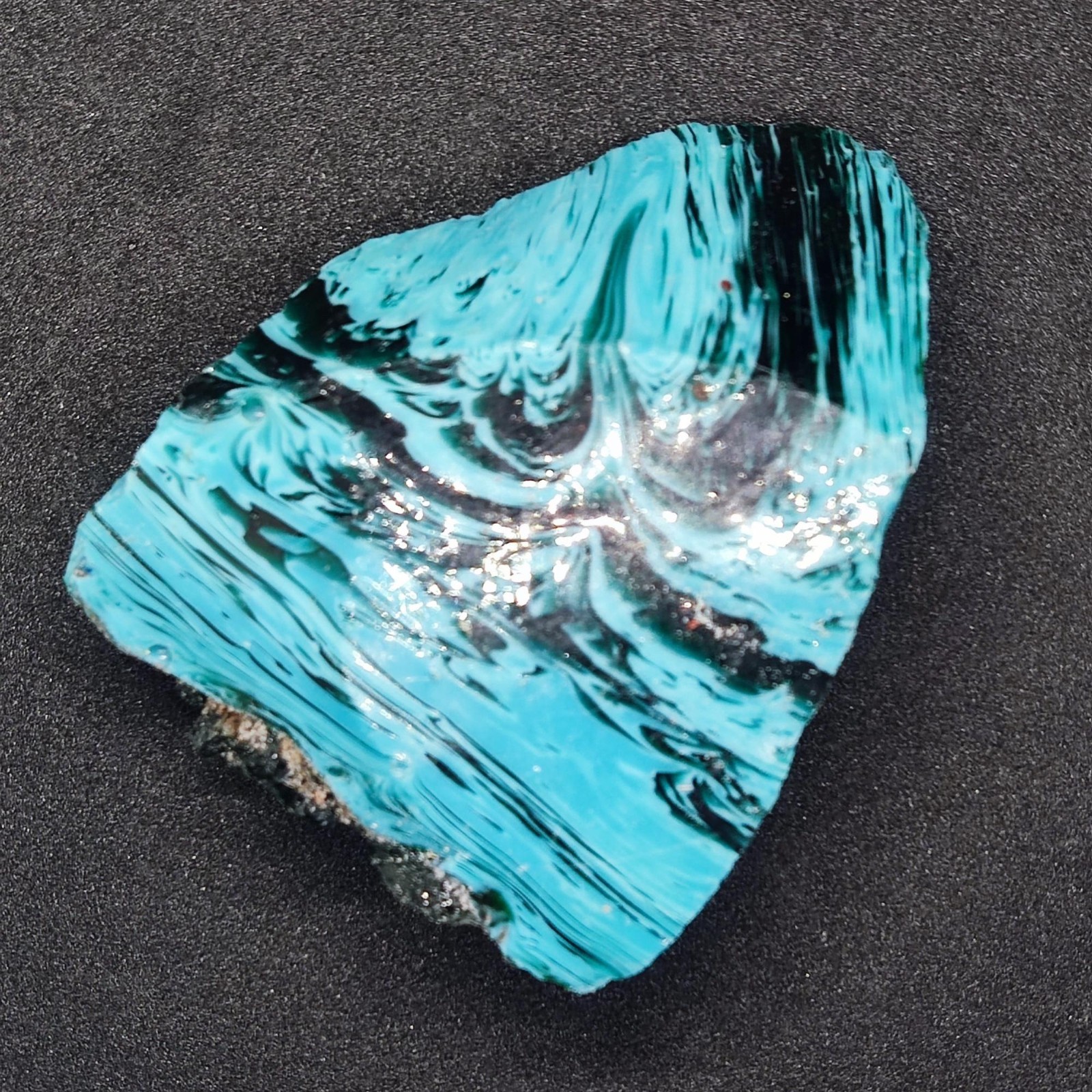 Genuine Turquoise Obsidian Rough Blue Gemstone 1250–1350 Ct Natural Crystal