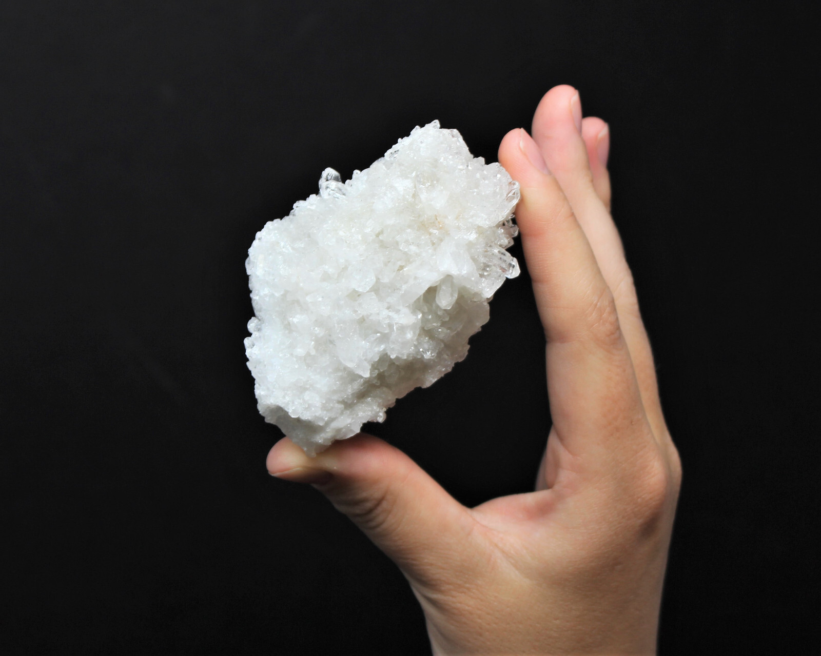 Stunning 1-2″ Natural Clear Quartz Crystal Cluster (Quartz Gemstone Druze Geode)