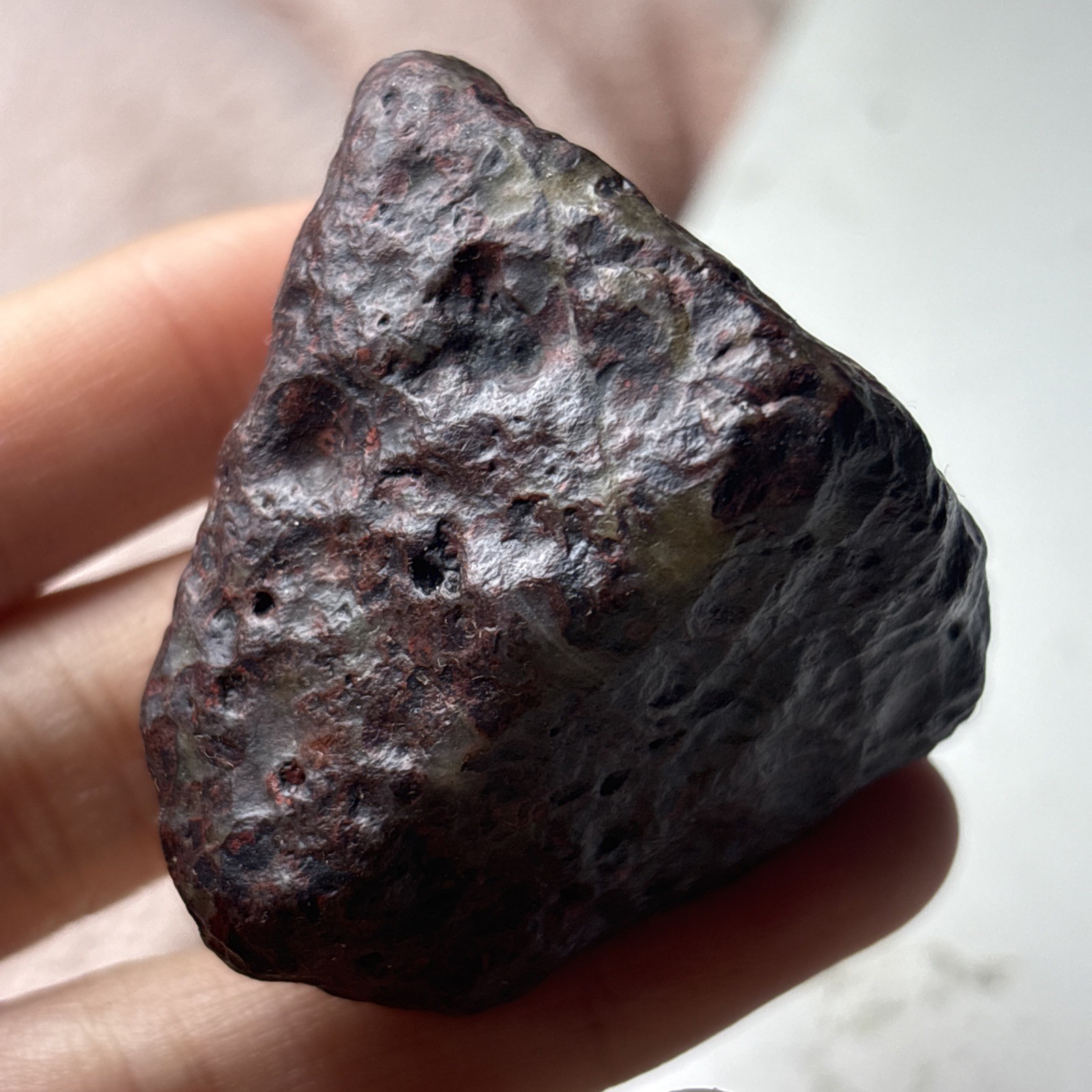 66g Natural Iddingsite meteorite specimen raw stone from China a7