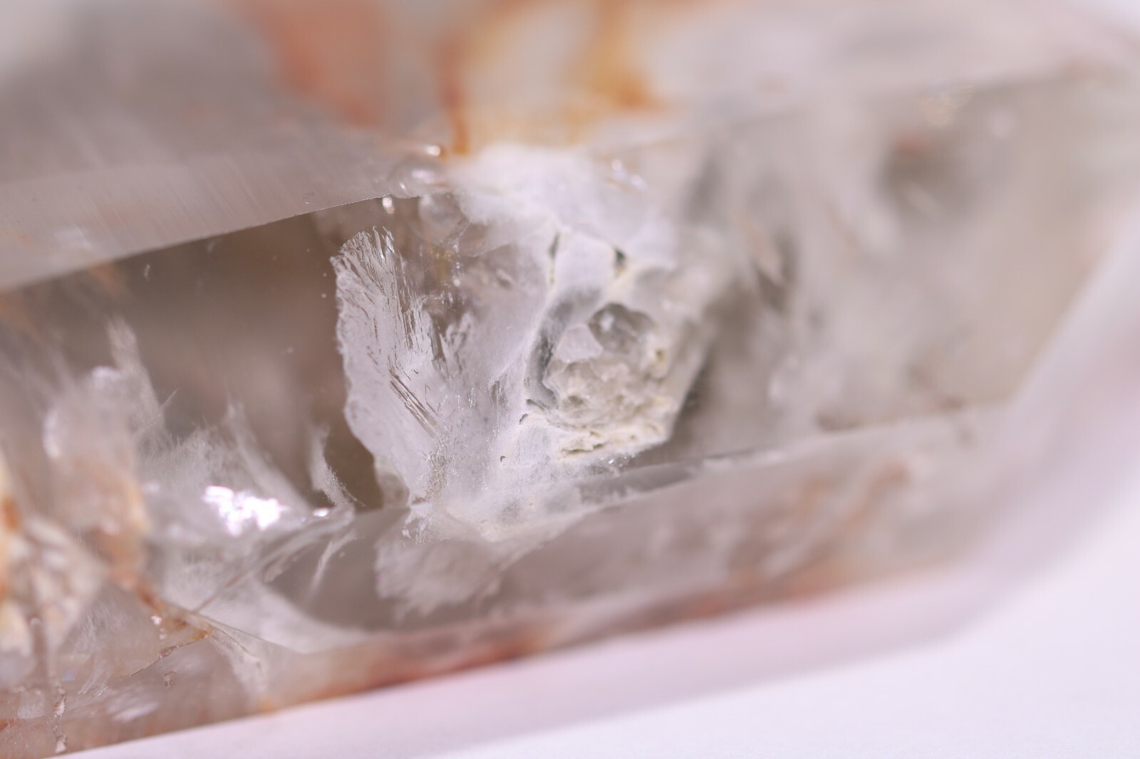 Museum-Grade Amphibole in Quartz Minas Gerais Brazil 131 mm. 5+ inches COA 2825