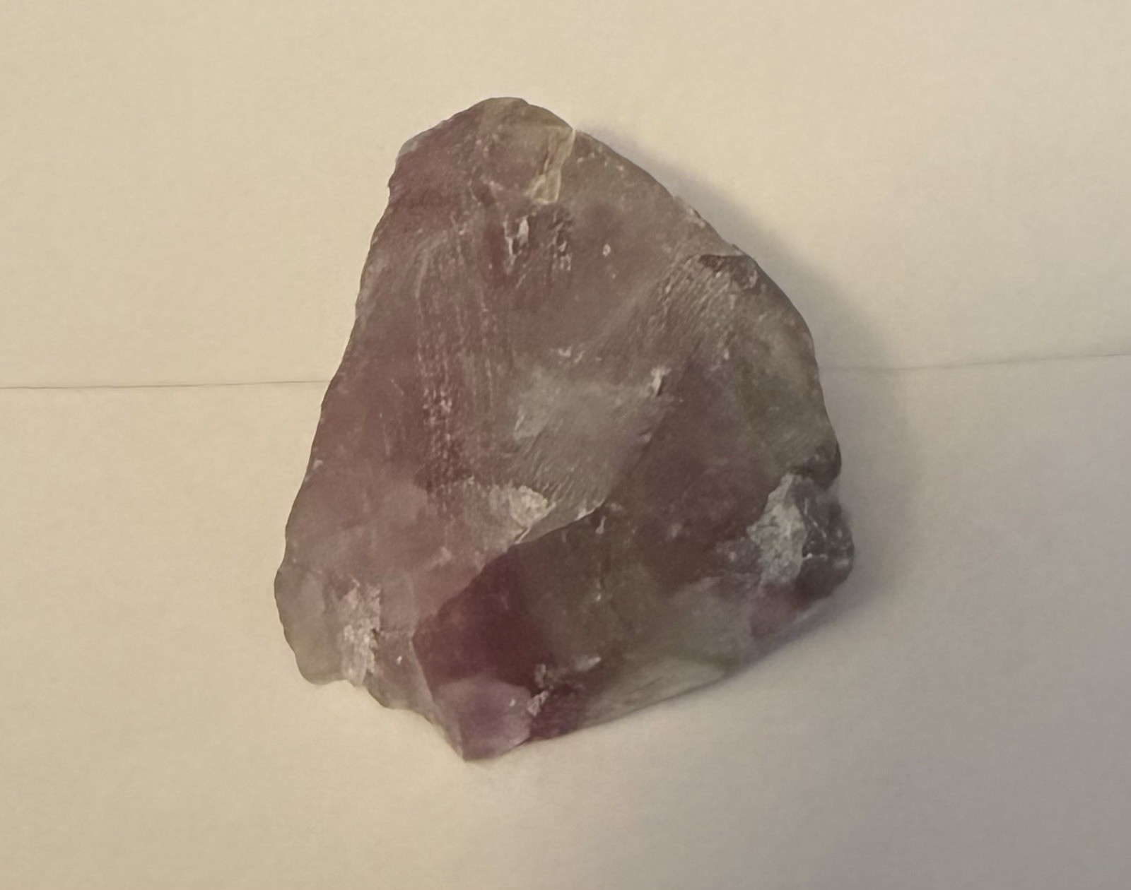 22x30x20mm Raw Fluorite, Thick Triangular Shape