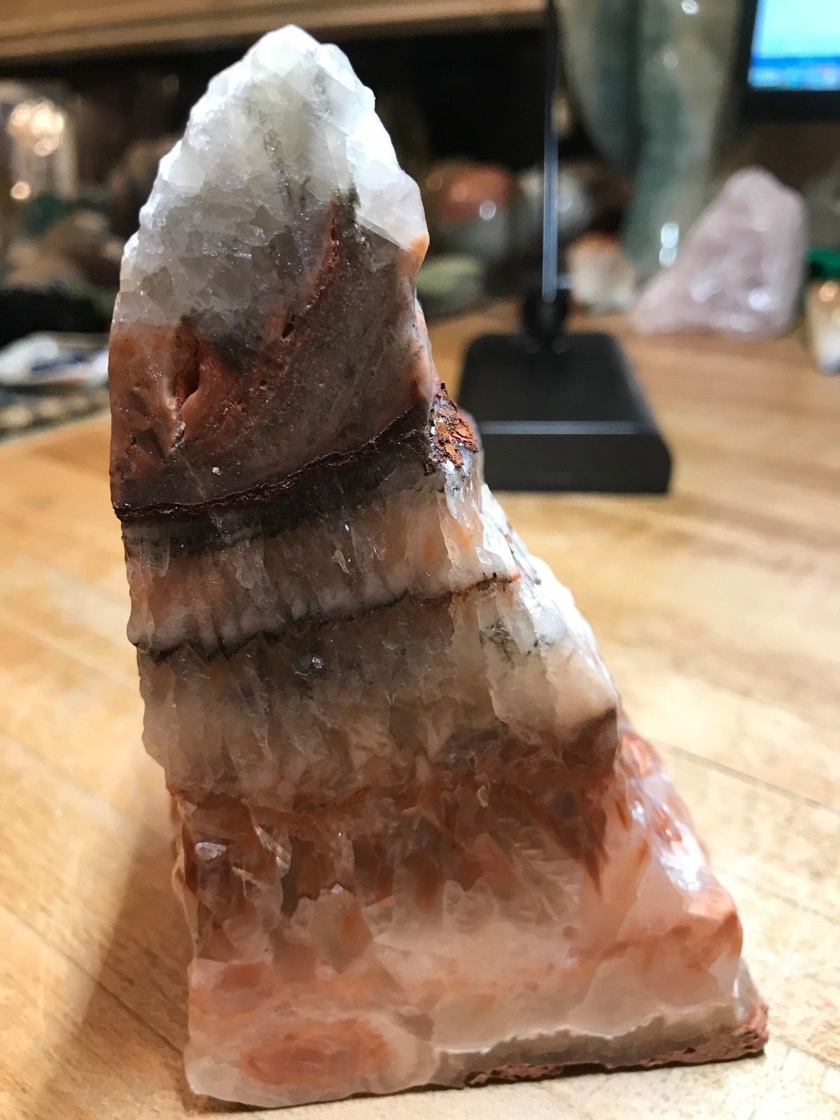Multicolored Calcite Crystal Mineral Gemstone Medium Natural Rock Specimen 004