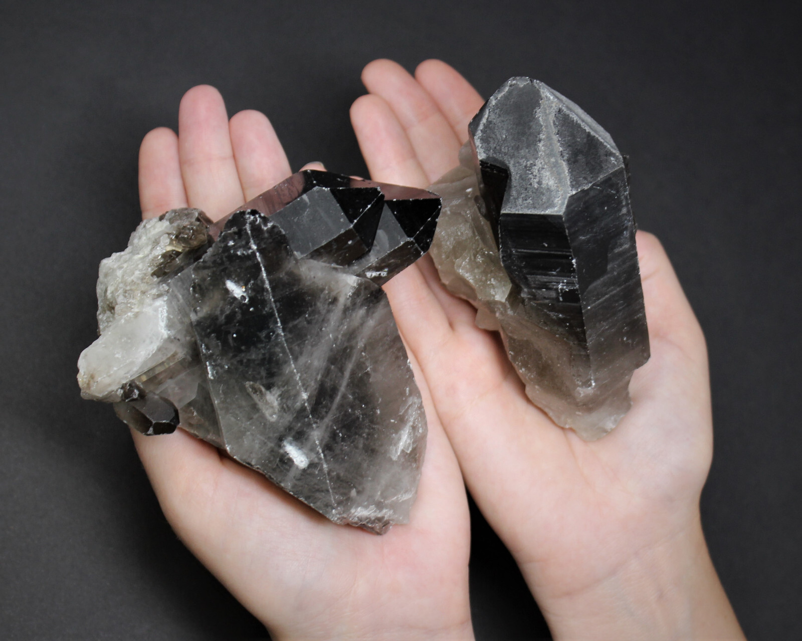 LARGE Clearance Smoky Quartz Crystal Clusters – Natural ‘B’ Grade Cluster Druze