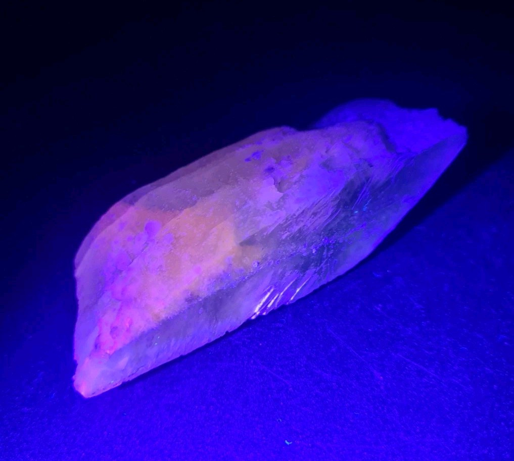 Nepal Golden Selenite Specimen, Fluorescent, 76g