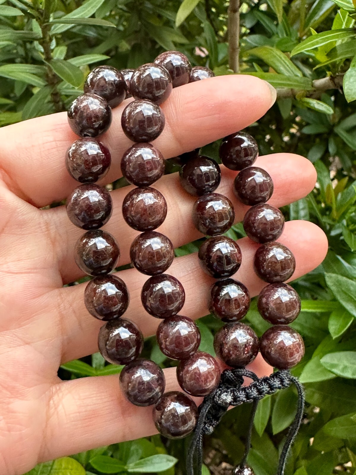 Grade A++ Garnet Crystal Adjustable Bead Bracelet 10mm, Wholesale Bulk Lot