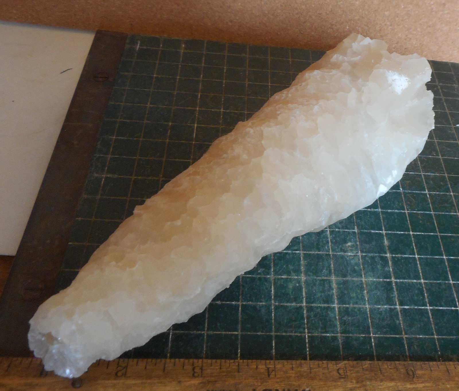 Stalactite, Calcite, Natural Crystal Specimen, 7.8″ long, 2.5″ diameter. 1.5 Lbs