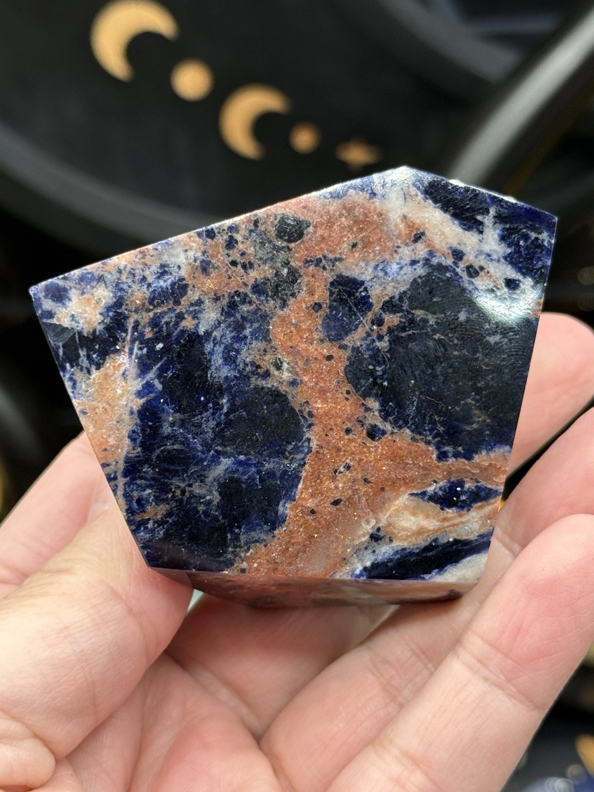 Natural Sodalite Freeform HQ Polish really nice! Free shipping