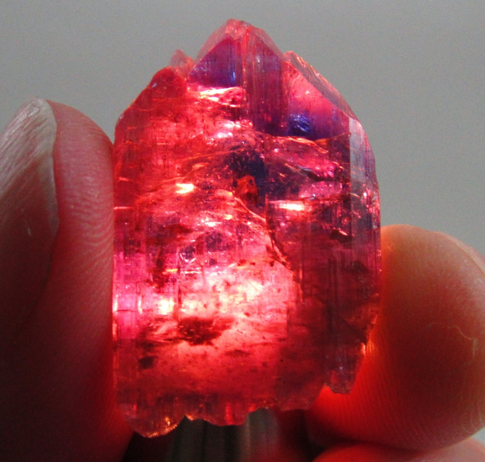 ULTIMATE INTENSE NEON PURPLE UNHEATED GEM TANZANITE DT CRYSTAL!!! TANZANIA