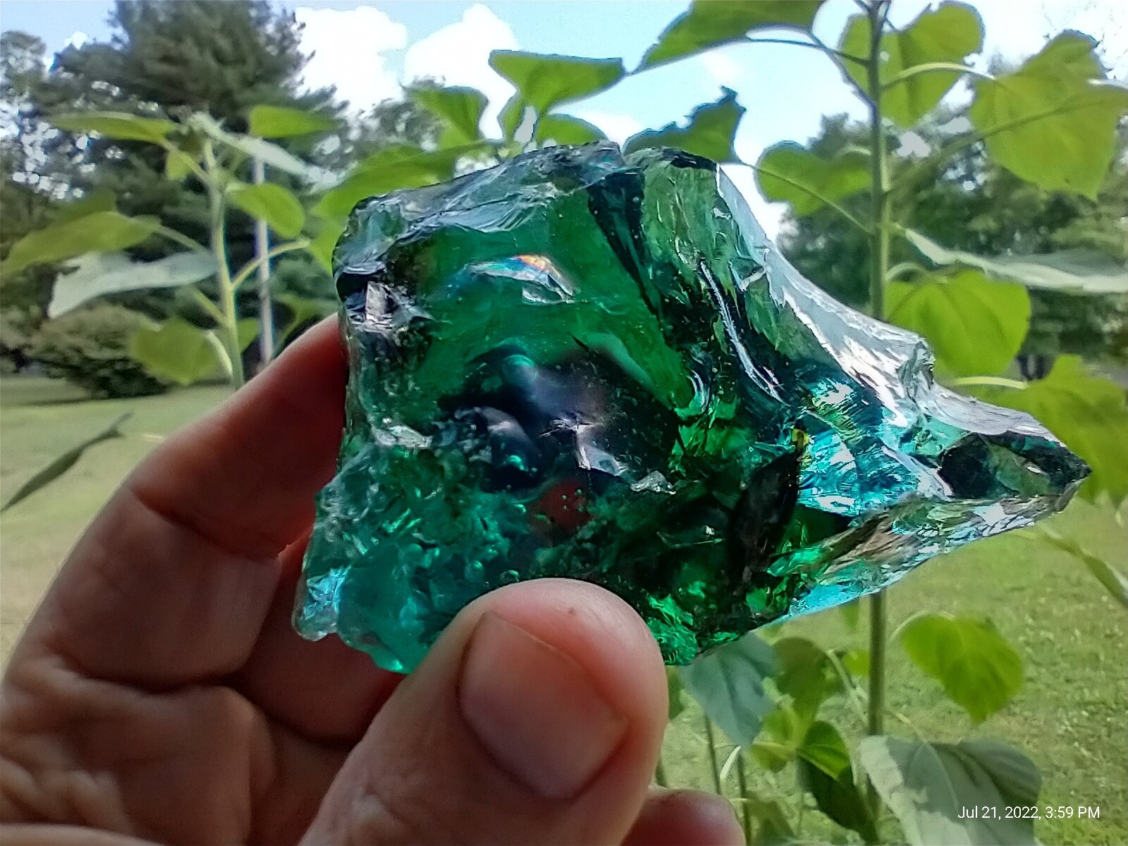 Archangel Raphael Monatomic Andara Hand of God Crystal from Sacred Land 140 gram