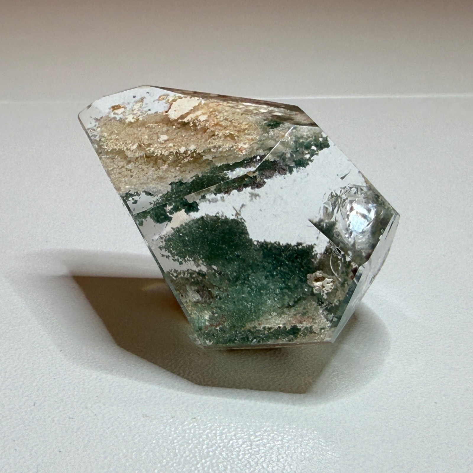 Garden Quartz Lodolite Inclusion Quartz Freeform Crystal Specimen