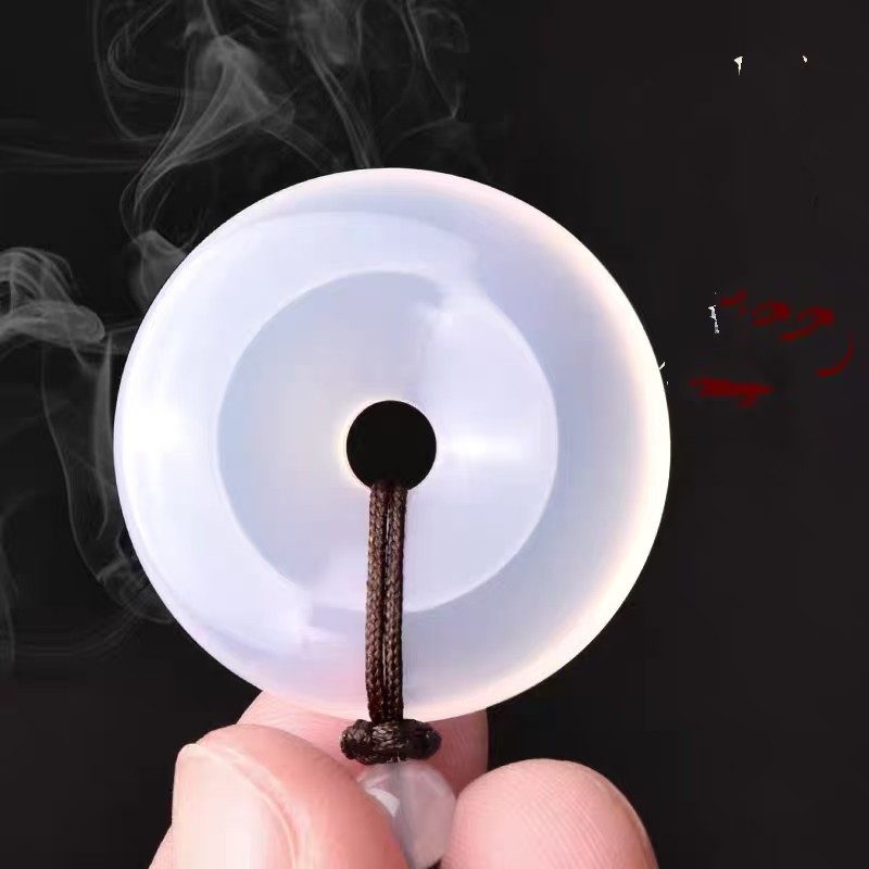 Natura White Quartz Agate Gemstone Heaing Stone Best Pendant AAAAA