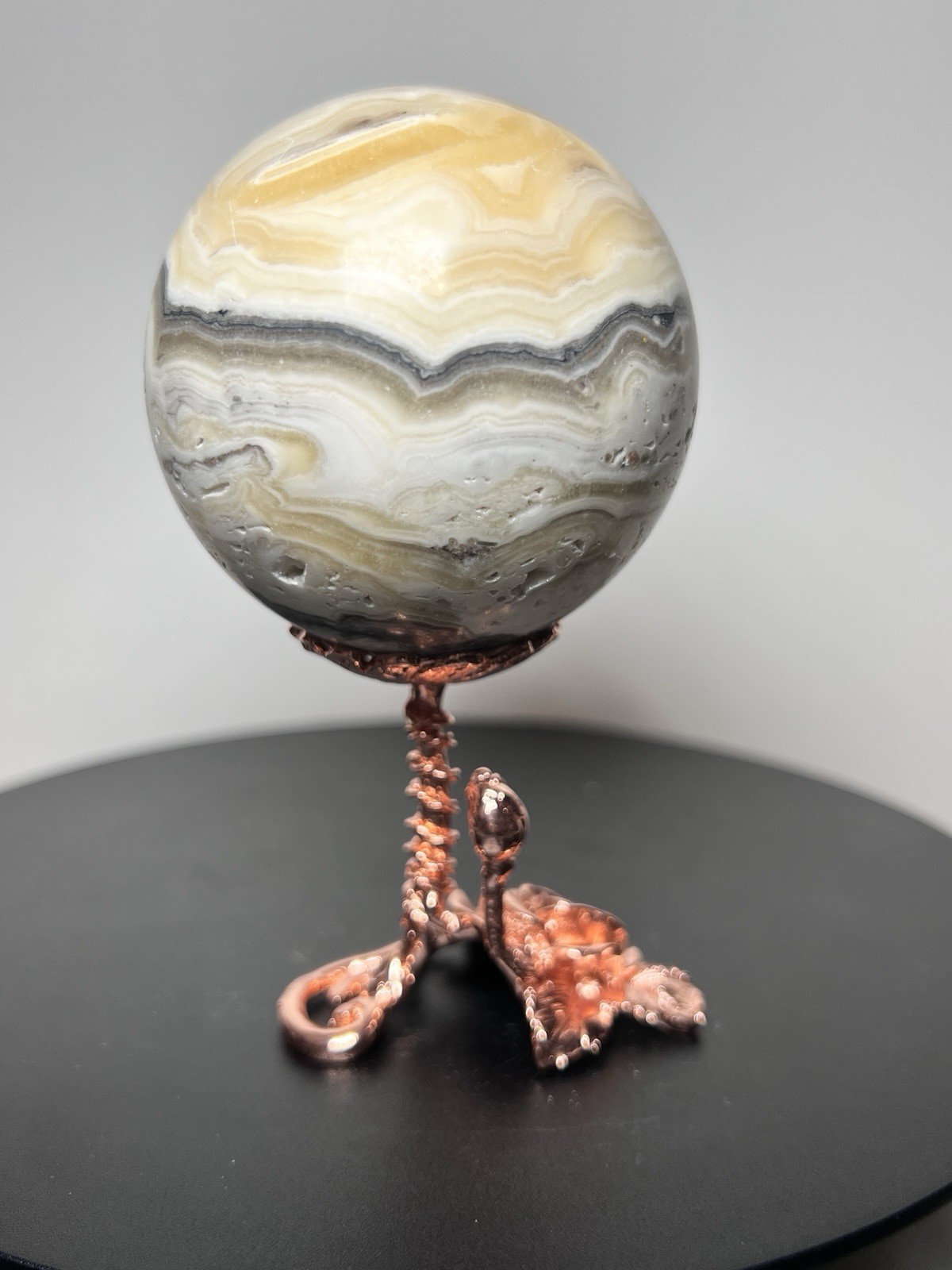 Banded Calcite & Dendritic Calcite Set – See pics/video & description for info