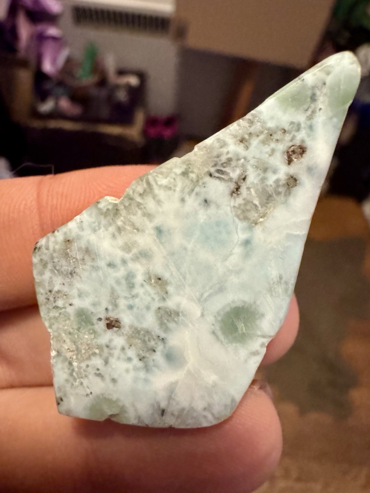 Beautiful Dominican Republic Larimar 17 Grams.