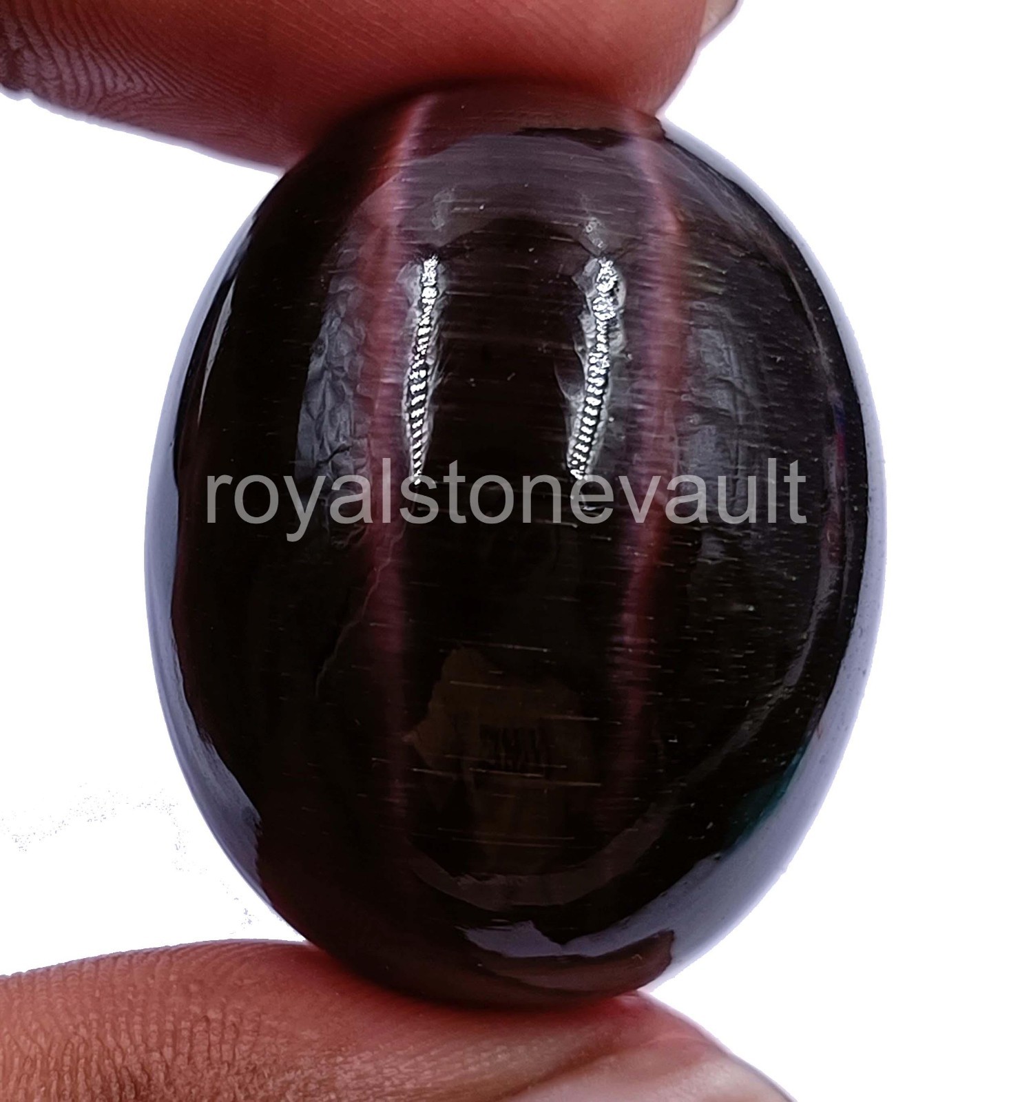 135.45 Ct Oval Shape Lab-Created Cats Eye Brown IGL Certified Loose Gems 5AOI
