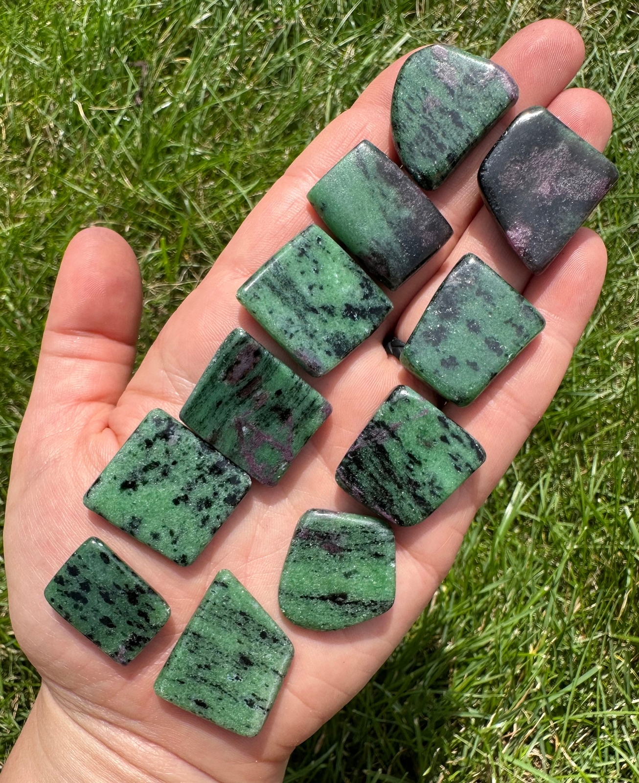 Ruby in Zoisite Slab, Natural Ruby In Zoisite from Tanzania