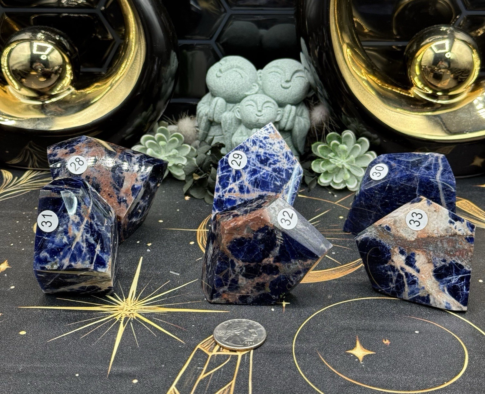 Natural Sodalite Freeform HQ Polish really nice! Free shipping