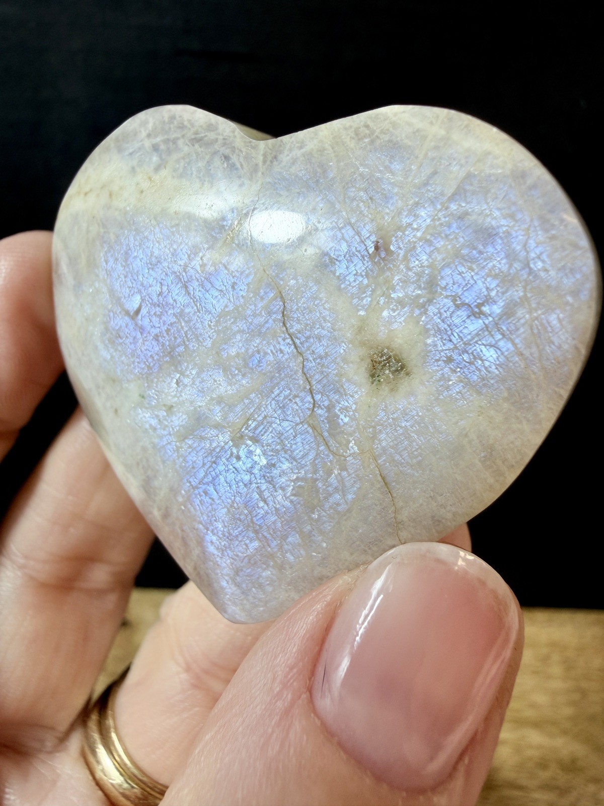 Crystal Sun Moon stone Heart sparkle Flash Feminine masculine energy combo 56g 5