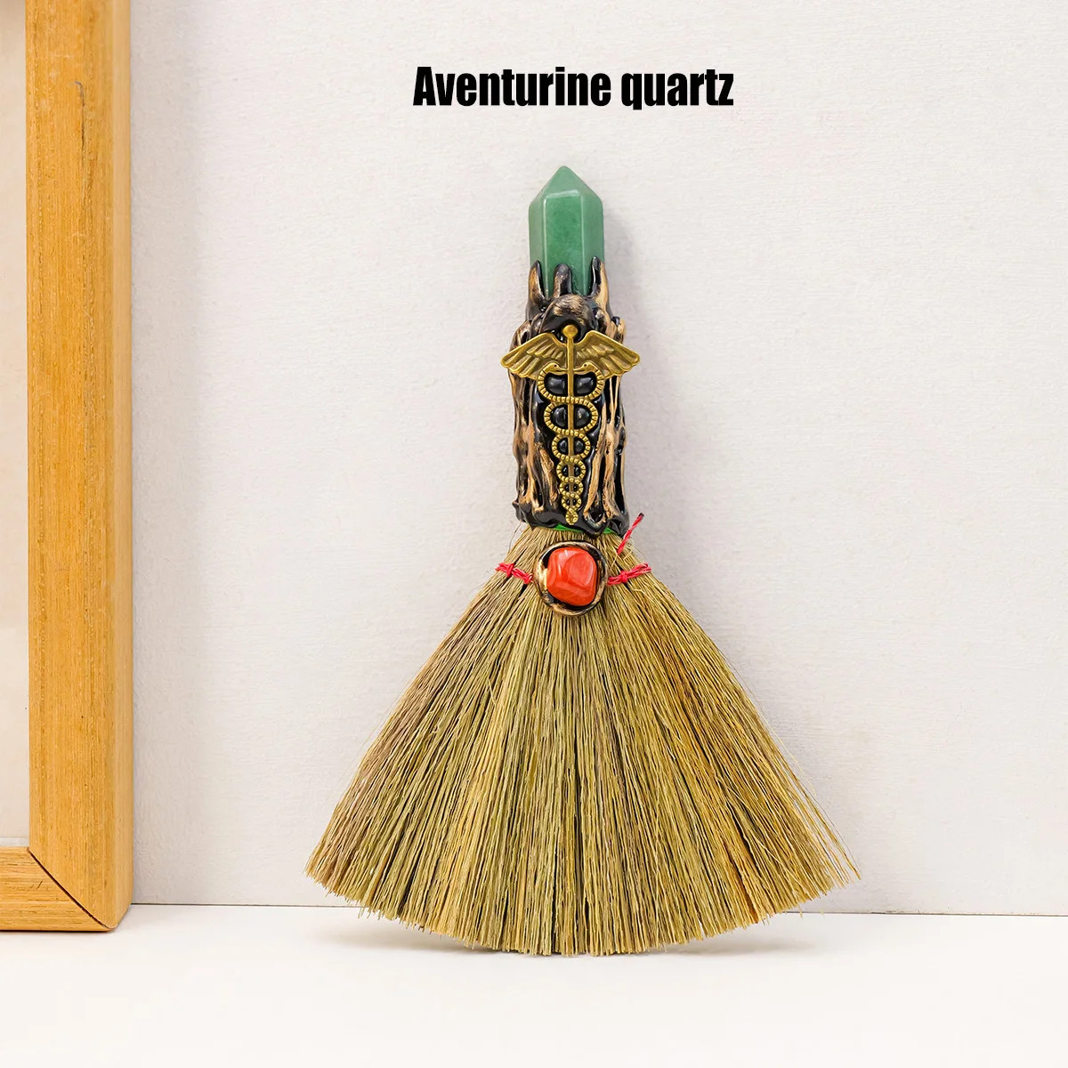 Natural Crystal Single-Pointed Column Broom Amethyst Magic Purifying Energy