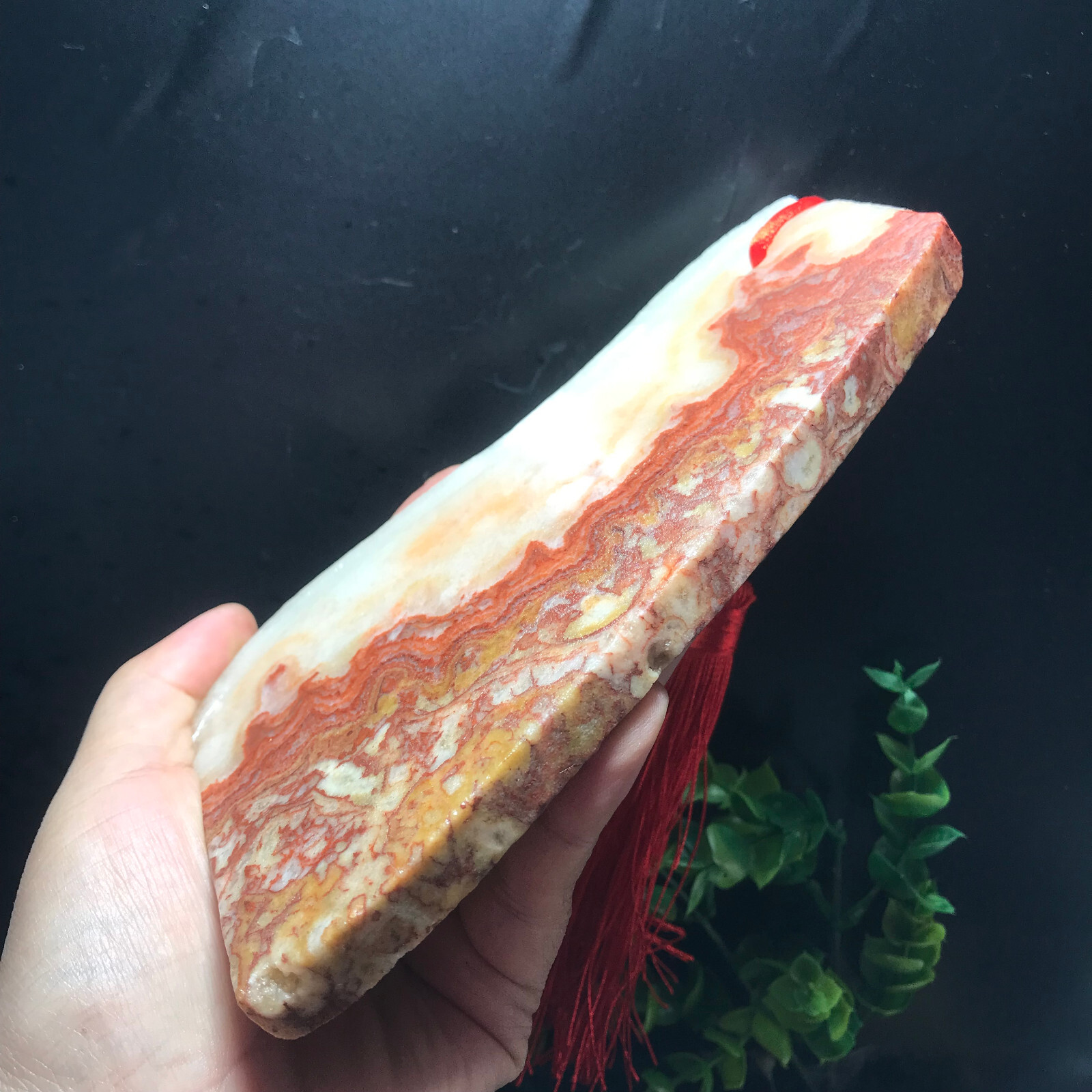 369g Natural Rare Pork stone quartz crystal Specimen Meditation Soothing 02