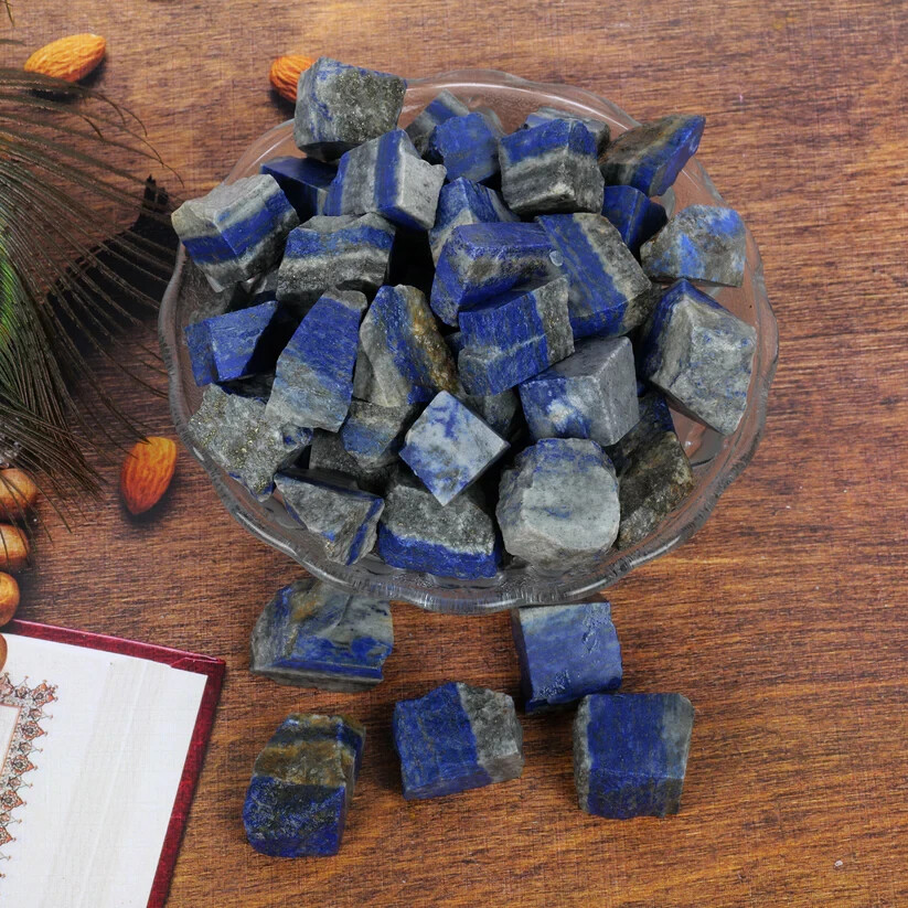 Natural Lapis Lazuli Raw Stone Crystal Mineral Specimen Healing Energy Gifts
