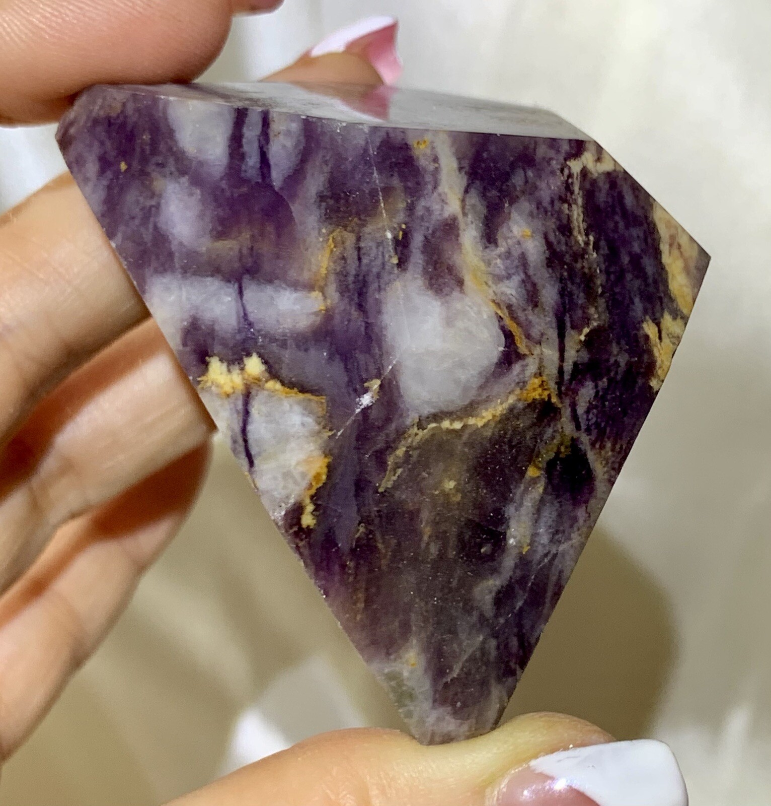 VERY RARE GOLDEN HEALER KAMMERERITE POLISHED CRYSTAL STATEMENT PIECE