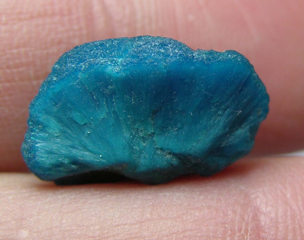 #3 India 100% Natural Electric Blue Cavansite Crystal Flower Specimen 17.00mm