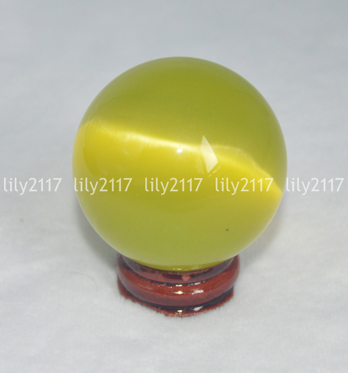 Multicolor 100mm Mexican Opal Cat’s Eye Gems Ball Crystal Healing Sphere Gifts