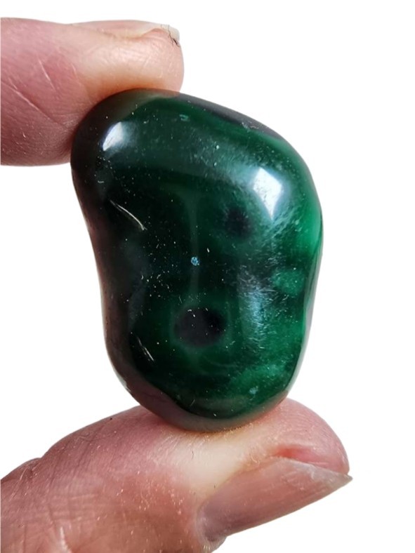 Malachite Polished Stone from the Congo 18.9 grams