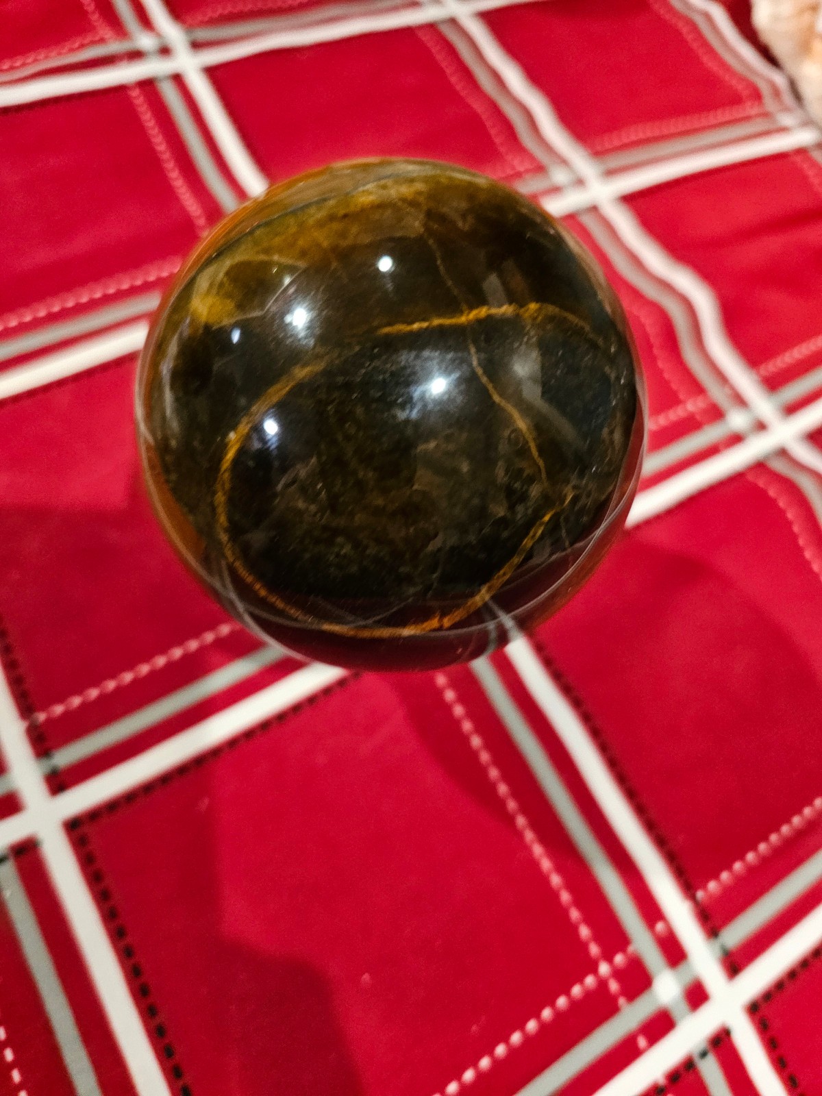 Tiger’s Eye Gemstone Orb Sphere Crystal