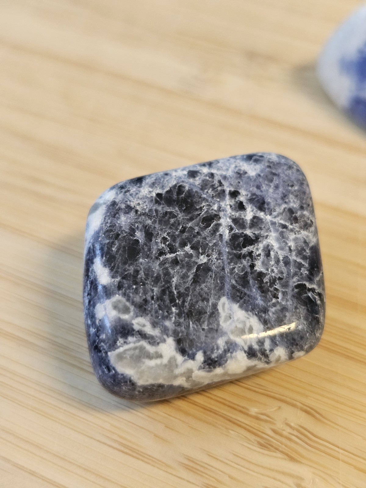 2pcs Sodalite – Tumbled and Polished – Healing Stone