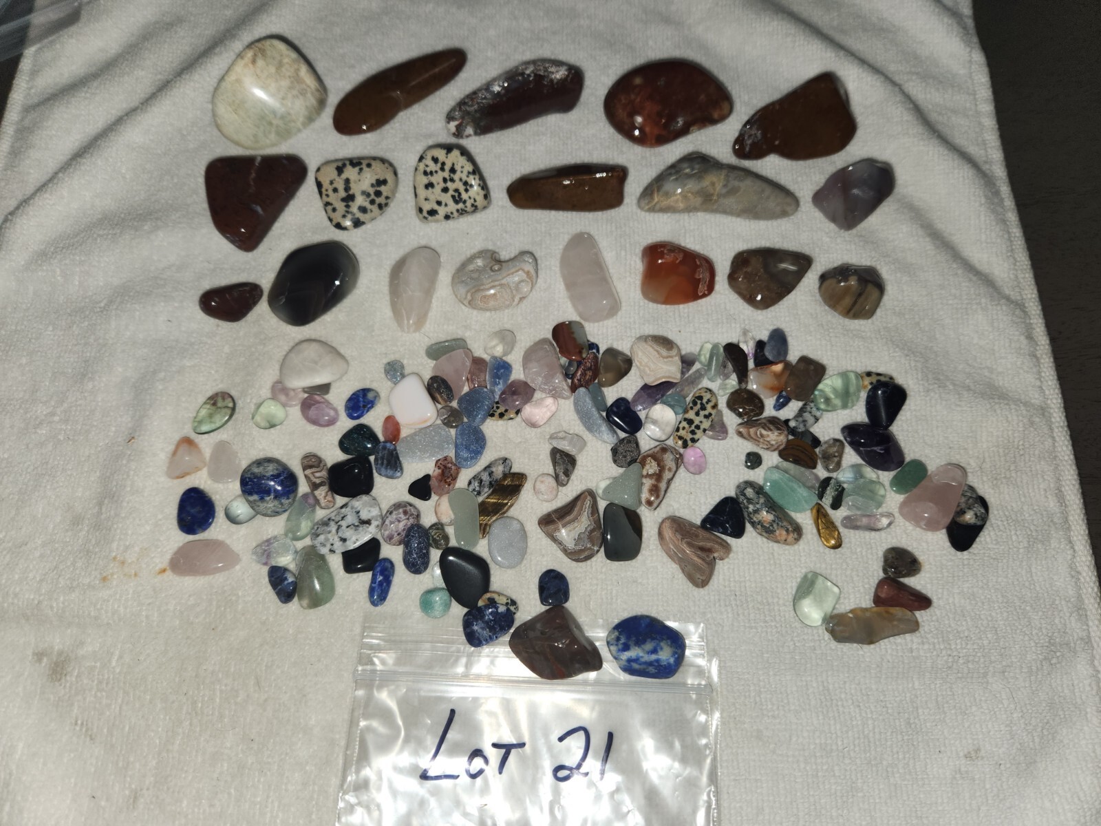 Assorted Tumbled Gemstone Mix Bulk Natural Crystals Gems Stones 1lb Lots – #2