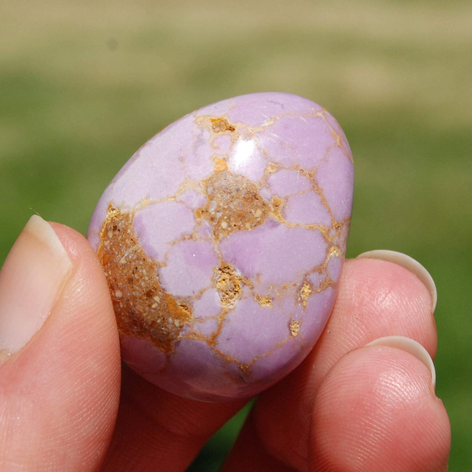1.3″ 26g Phosphosiderite Crystal Tumbled Stone, Peru k32