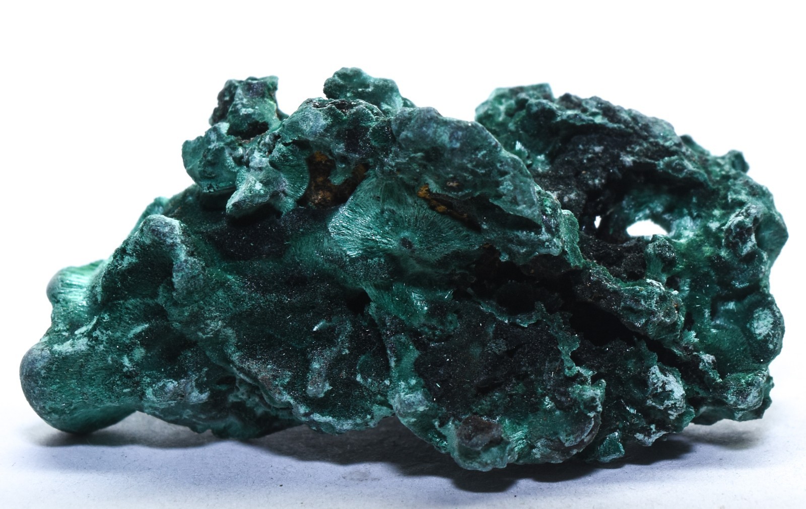 85ct 42mm Fibrous Green Malachite Cluster Natural Gemstone Crystal Mineral Congo