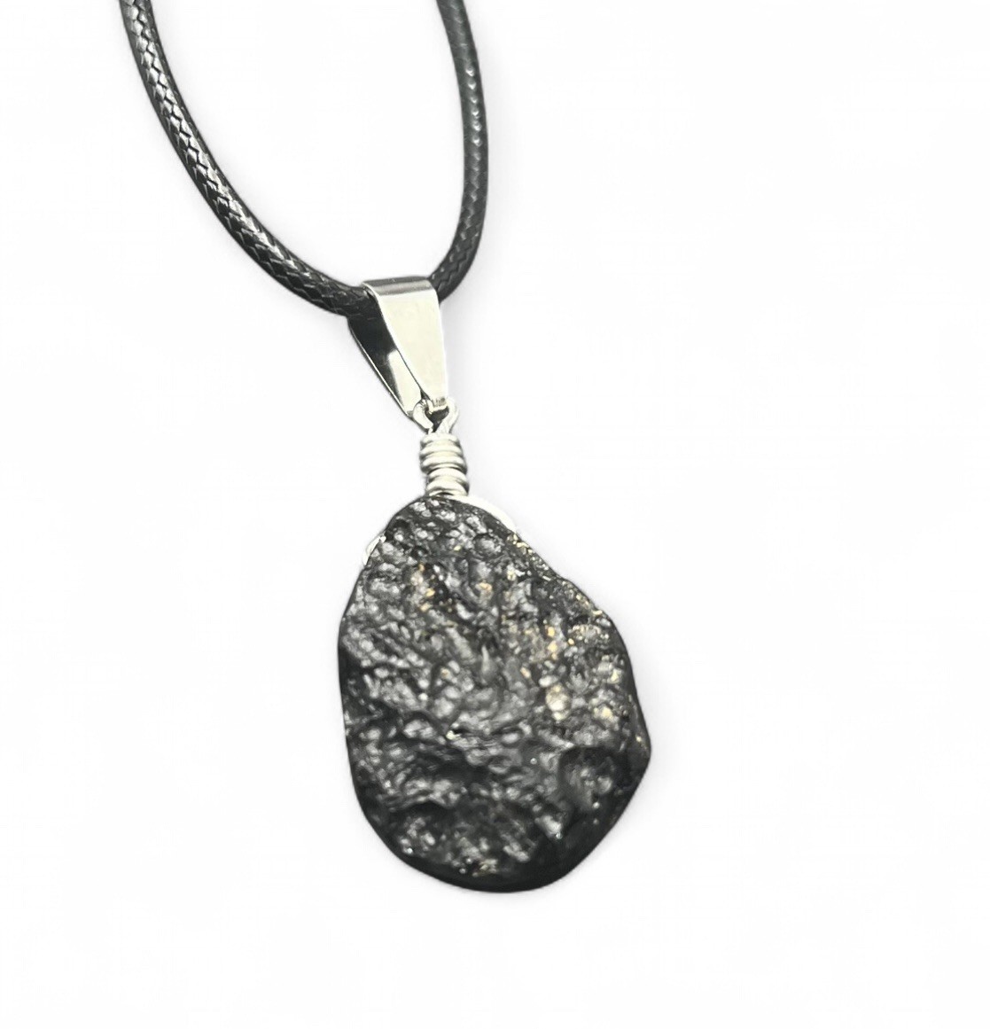 Tektite/Meteorite (3.9g) GENUINE/ AUTHENTIC Handmade Pendant Necklace