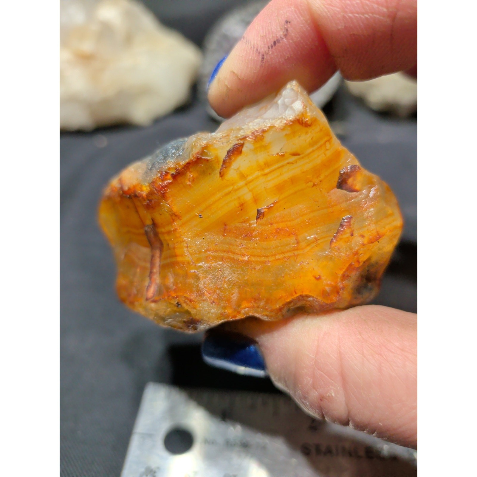 Carnelian Agate Specimen Natural Form (94 Grams)