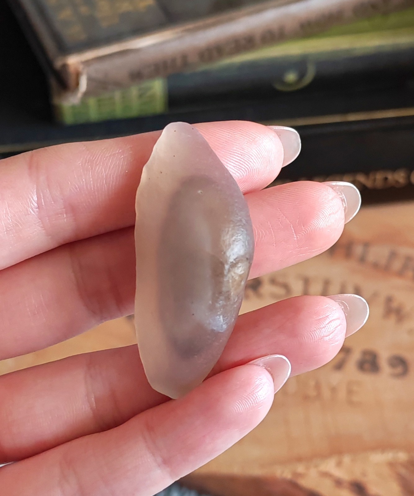 RARE! Gobi Desert Agate With Moving Sand Inclusions Sediment Enhydro Crystal