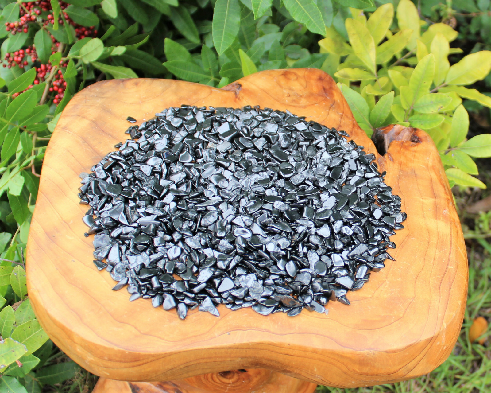 Shungite Semi Tumbled Gemstone Mini Chips 5-15 mm Wholesale Bulk Lots