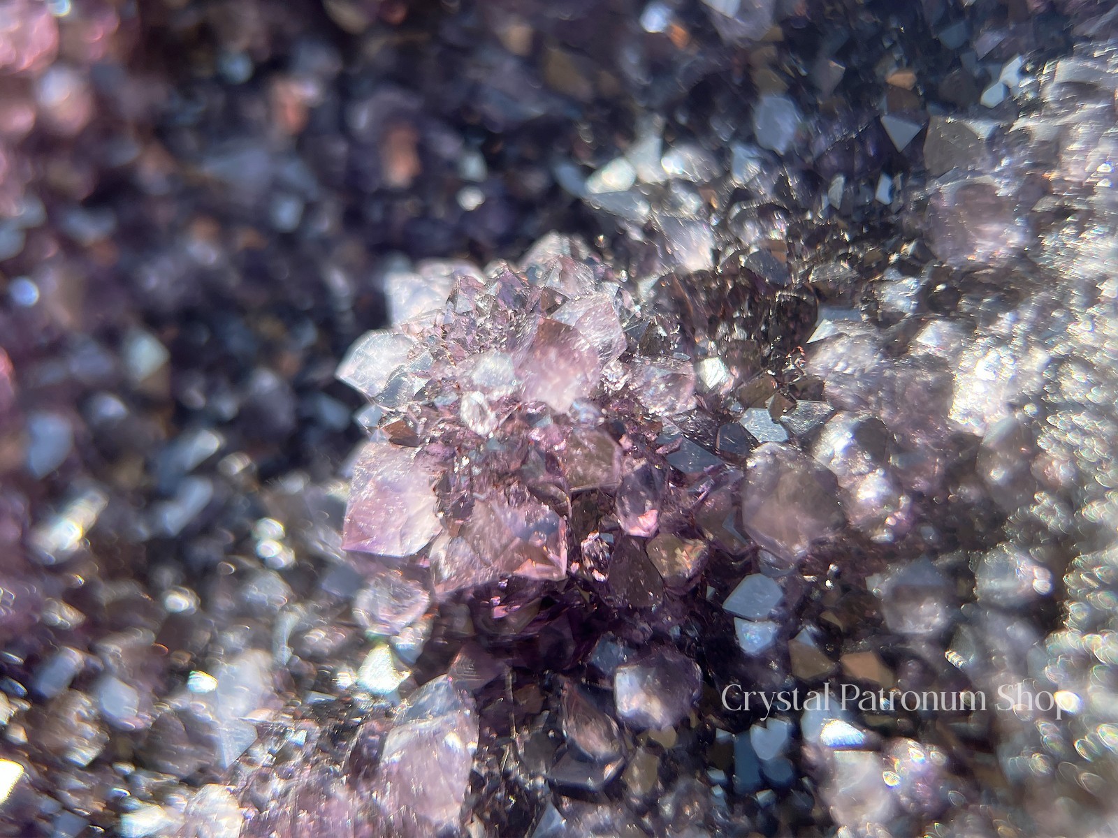 Natural Large Amethyst Crystal Cluster, Raw Amethyst Geode, Dark Purple Amethyst